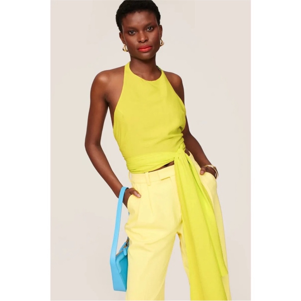 Lime Green Halter Top